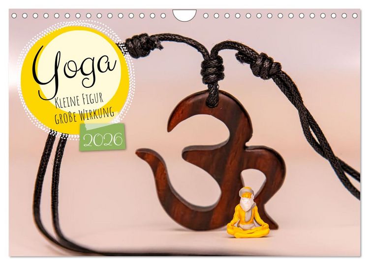 Produktbild: Yoga - Kleine Figur, gro&szlig;e Wirkung (Wandkalender 2026 DIN A4 quer), CALVENDO Monatskalender