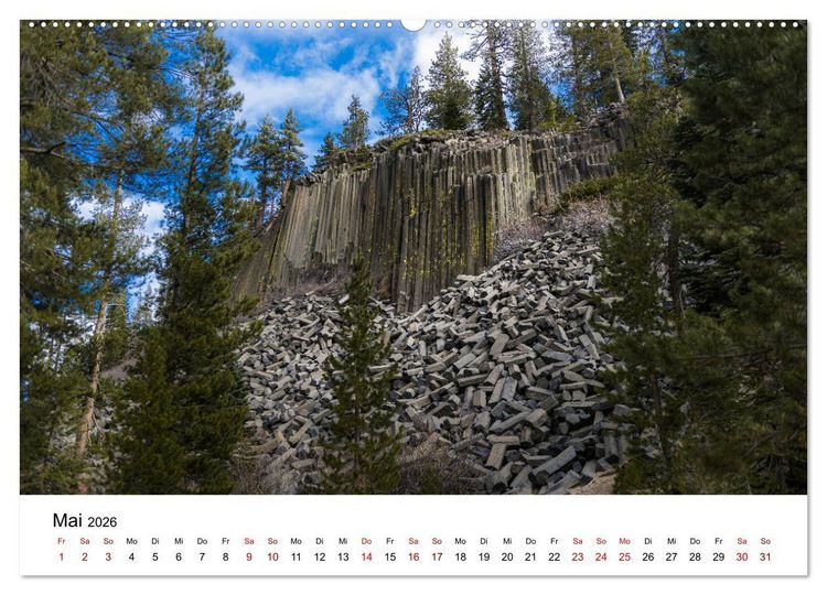 Produktbild: Naturparadiese zwischen Los Angeles und Las Vegas (Wandkalender 2026 DIN A2 quer), CALVENDO Monatskalender