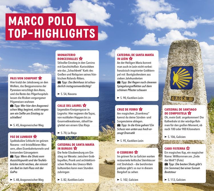 Produktbild: MARCO POLO Reisef&uuml;hrer Jakobsweg, Spanien