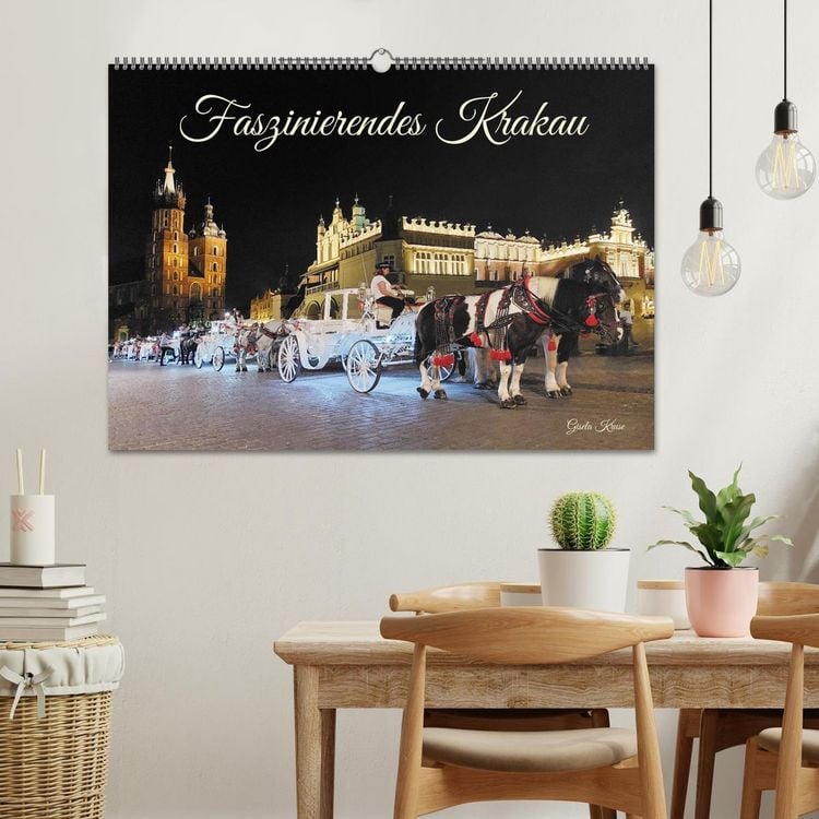 Produktbild: Faszinierendes Krakau (Wandkalender 2026 DIN A2 quer), CALVENDO Monatskalender