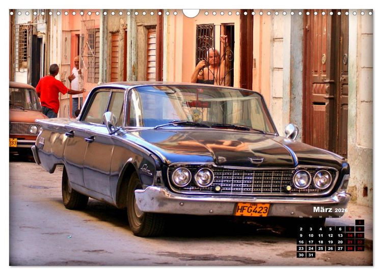 Produktbild: Oldtimer Hits 1960 (Wandkalender 2026 DIN A3 quer), CALVENDO Monatskalender