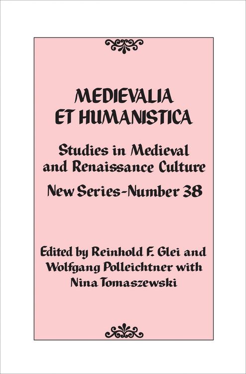 Produktbild: Medievalia et Humanistica, No. 38