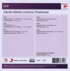 Produktbild: Claudio Abbado conducts Tchaikowsky, 6 Audio-CDs
