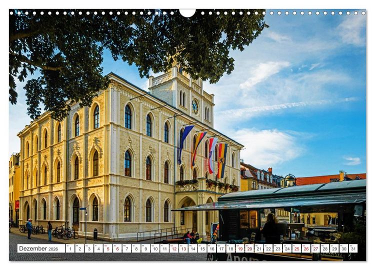 Produktbild: Kulturstadt Weimar - Stadt der Klassiker (Wandkalender 2026 DIN A3 quer), CALVENDO Monatskalender