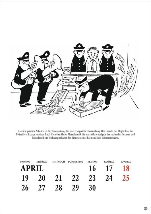 Produktbild: Loriot Heile Welt Halbmonatskalender 2027