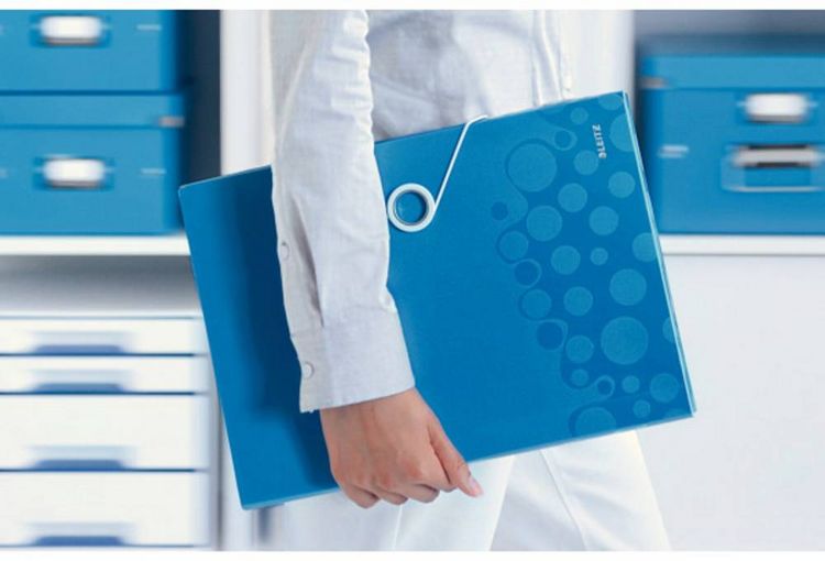 Produktbild: LEITZ&reg; F&auml;chermappe WOW, blau