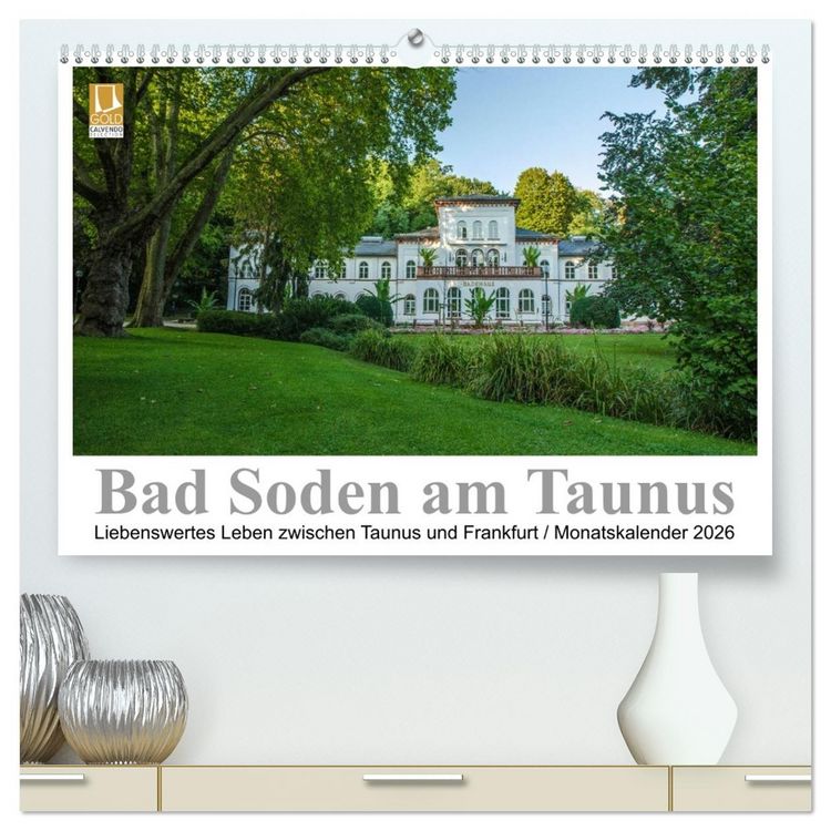 Produktbild: Bad Soden am Taunus (hochwertiger Premium Wandkalender 2026 DIN A2 quer), Kunstdruck in Hochglanz