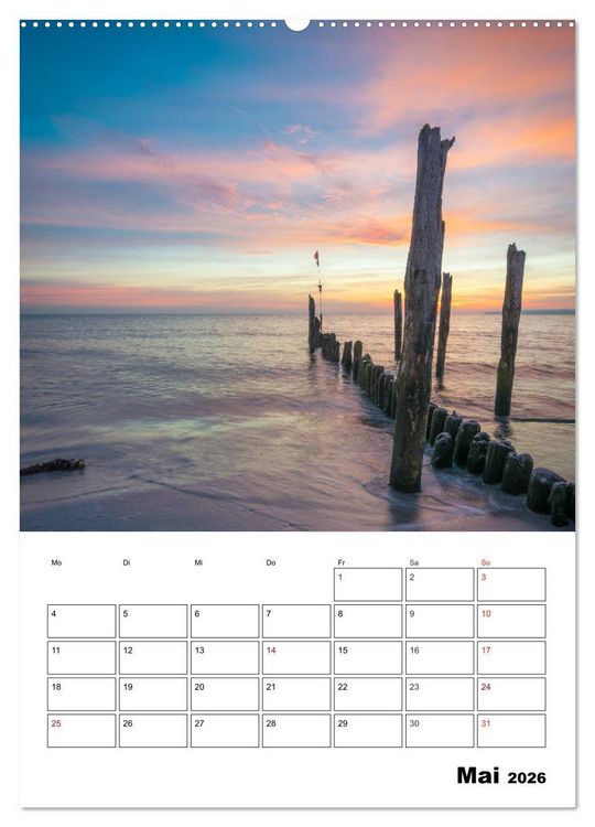 Produktbild: Insel R&uuml;gen - Wilde Sch&ouml;nheit an der Ostsee (hochwertiger Premium Wandkalender 2026 DIN A2 hoch), Kunstdruck in Hochglanz