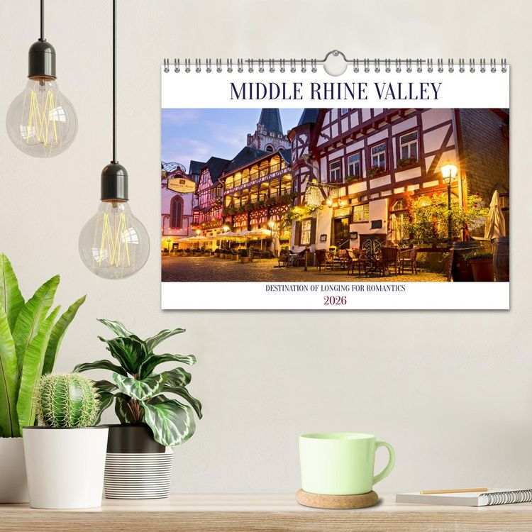 Produktbild: Middle Rhine Valley (Wall Calendar 2026 DIN A4 landscape), CALVENDO 12 Month Wall Calendar