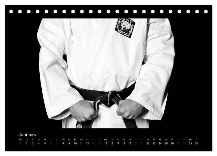 Produktbild: Traditionelles Taekwon-Do (Tischkalender 2026 DIN A5 quer), CALVENDO Monatskalender