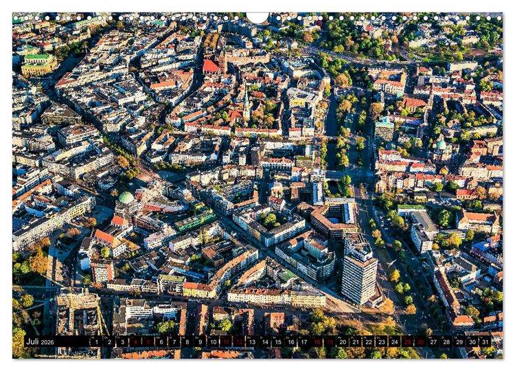 Produktbild: Hannover - Luftige Einblicke (Wandkalender 2026 DIN A3 quer), CALVENDO Monatskalender