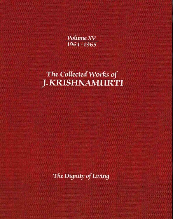 Produktbild: The Collected Works of J.Krishnamurti -Volume XV 1964-1965