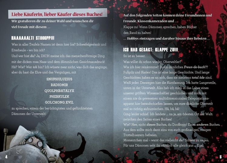 Produktbild: Das Freundebuch mit dem Fluch (Das Buch mit dem Fluch)