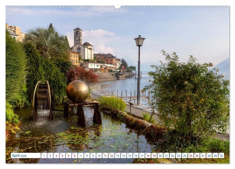 Produktbild: Schweiz - Vom Hochgebirge zu Palmen (hochwertiger Premium Wandkalender 2026 DIN A2 quer), Kunstdruck in Hochglanz