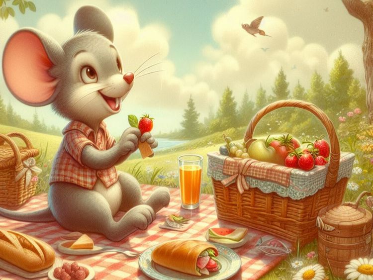 Produktbild: CALVENDO Puzzle Das Sommerpicknick | 1000 Teile Lege-Gr&ouml;&szlig;e 64x48cm Foto-Puzzle f&uuml;r gl&uuml;ckliche Stunden