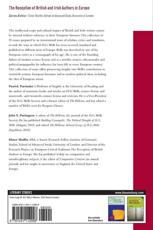 Produktbild: The Reception of H.G. Wells in Europe