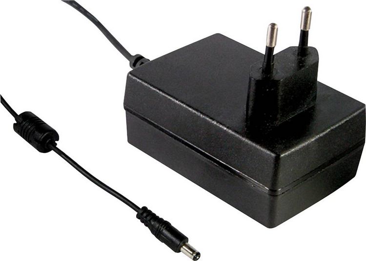Produktbild: MEAN WELL GSM25E05-P1J Steckernetzteil, Festspannung 5 V/DC 4A 20W