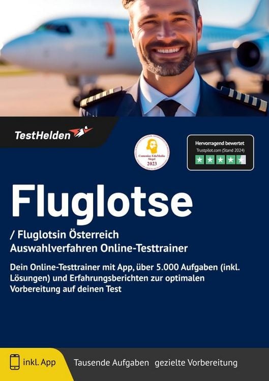 Produktbild: Fluglotse / Fluglotsin &Ouml;sterreich Auswahlverfahren: Online-Testtrainer - Dein On