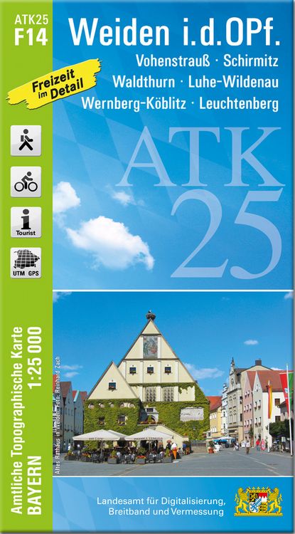 Produktbild: ATK25-F14 Weiden i.d.OPf. (Amtliche Topographische Karte 1:25000)