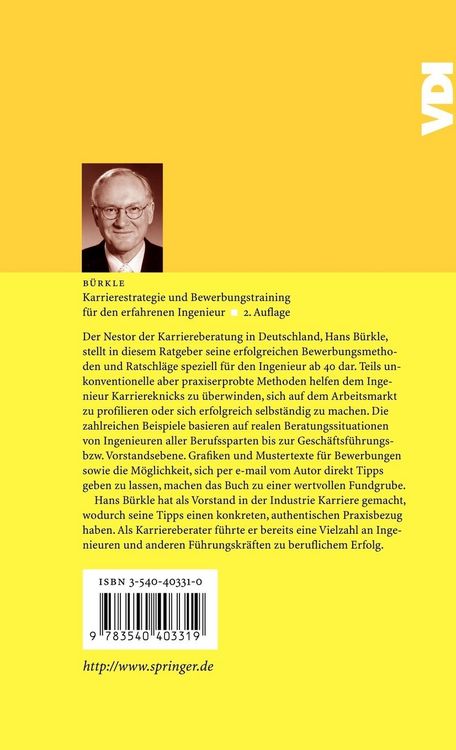 Produktbild: Karrierestrategie und Bewerbungstraining f&uuml;r den erfahrenen Ingenieur