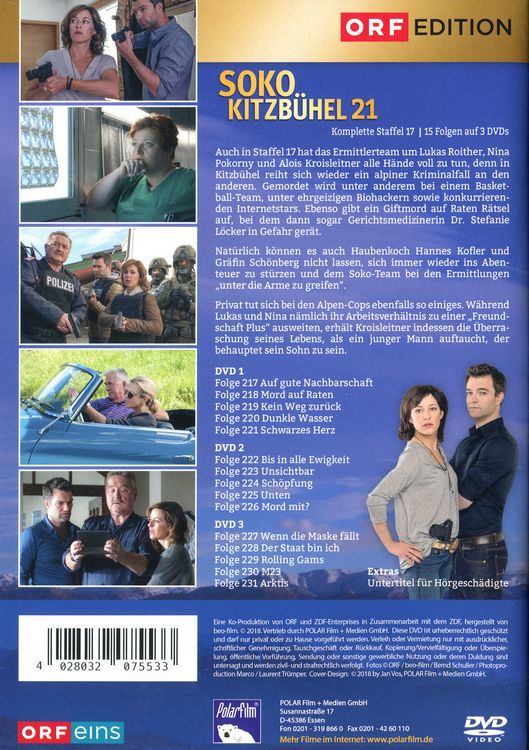 Produktbild: SOKO Kitzb&uuml;hel - Box 21 [3 DVDs]