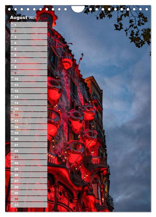 Produktbild: Barcelona - Eine St&auml;dtereise (Wandkalender 2026 DIN A4 hoch), CALVENDO Monatskalender
