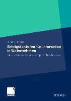Produktbild: Erfolgsfaktoren f&uuml;r Innovation in Unternehmen