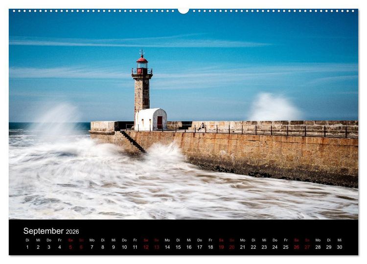 Produktbild: Portugisische Landschaften (hochwertiger Premium Wandkalender 2026 DIN A2 quer), Kunstdruck in Hochglanz