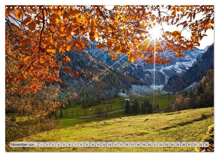 Produktbild: Herzliche Gr&uuml;&szlig;e aus Flachau (Wandkalender 2026 DIN A3 quer), CALVENDO Monatskalender