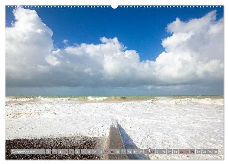 Produktbild: Ausblicke am Meer in der Bretagne und Normadie (hochwertiger Premium Wandkalender 2026 DIN A2 quer), Kunstdruck in Hochglanz