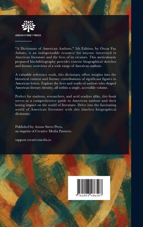 Produktbild: A Dictionary of American Authors