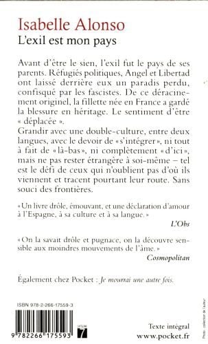Produktbild: L'exil est mon pays
