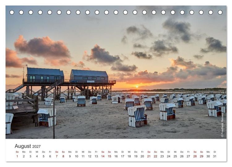 Produktbild: Halbinsel Eiderstedt - Momente der Natur (Tischkalender 2027 DIN A5 quer), CALVENDO Monatskalender