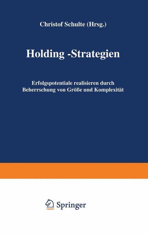 Produktbild: Holding-Strategien