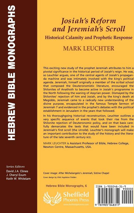 Produktbild: Josiah's Reform and Jeremiah's Scroll