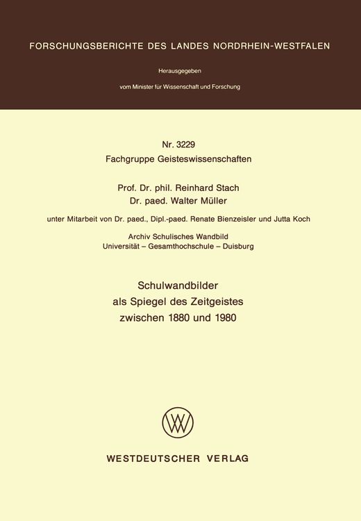 Produktbild: Schulwandbilder als Spiegel des Zeitgeistes zwischen 1880 und 1980