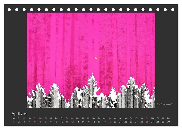 Produktbild: Schwarzwald. Anders. (Tischkalender 2026 DIN A5 quer), CALVENDO Monatskalender