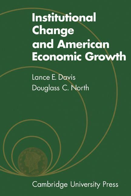 Produktbild: Institutional Change and American Economic Growth