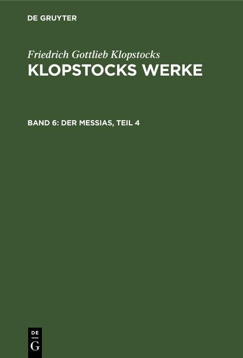 Produktbild: Der Messias, Teil 4