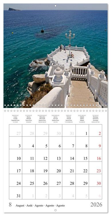 Produktbild: Costa Blanca Spain&acute;s Sun-Kissed South (Wall Calendar 2026 12 &times; 12 Inch) CALVENDO 12 Month Wall Calendar