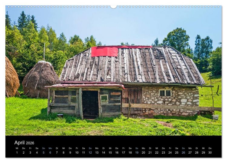 Produktbild: Bauernh&auml;user in Siebenb&uuml;rgen (Wandkalender 2026 DIN A2 quer), CALVENDO Monatskalender