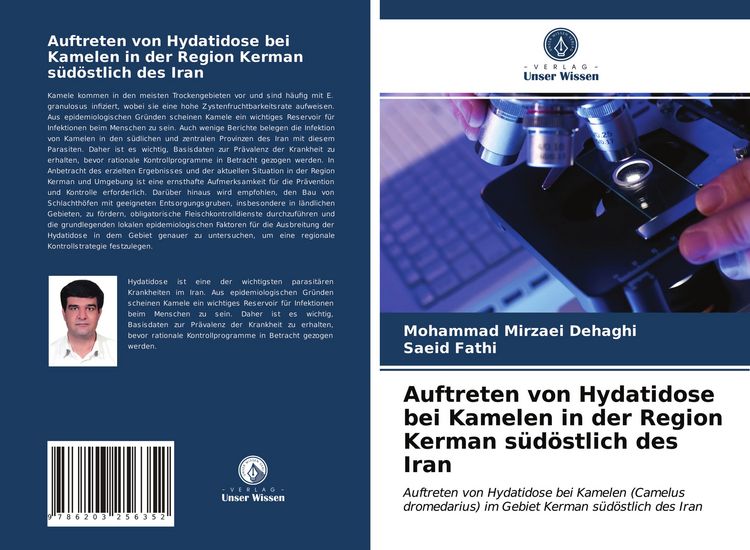 Produktbild: Auftreten von Hydatidose bei Kamelen in der Region Kerman s&uuml;d&ouml;stlich des Iran