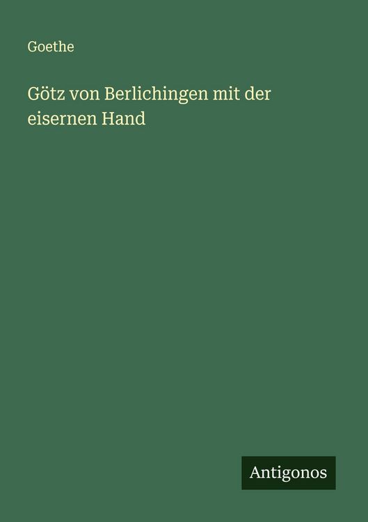 Produktbild: G&ouml;tz von Berlichingen mit der eisernen Hand