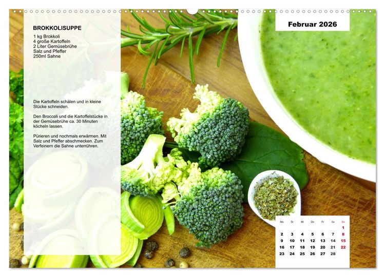 Produktbild: Aus der Suppenk&uuml;che. K&uuml;chenkalender mit tollen Rezepten (Wandkalender 2026 DIN A2 quer), CALVENDO Monatskalender
