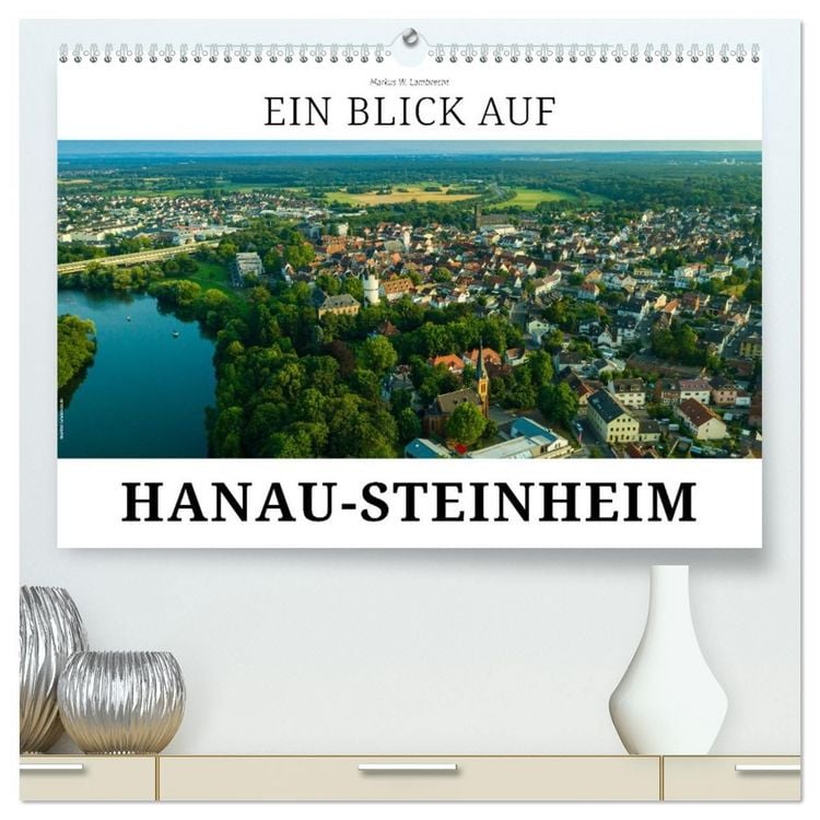 Produktbild: Ein Blick auf Hanau-Steinheim (hochwertiger Premium Wandkalender 2027 DIN A2 quer), Kunstdruck in Hochglanz