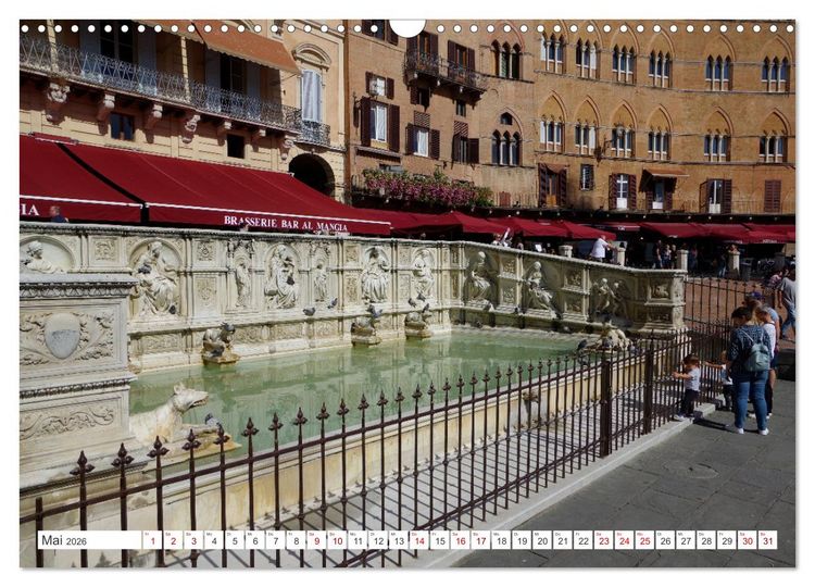 Produktbild: Siena - Welterbe in der Toskana (Wandkalender 2026 DIN A3 quer), CALVENDO Monatskalender