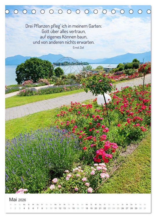 Produktbild: Christliche Natur-Poster 2026 (Tischkalender 2026 DIN A5 hoch), CALVENDO Monatskalender