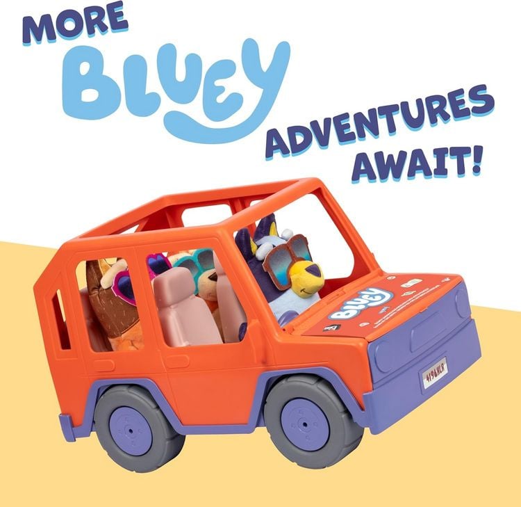 Produktbild: BLUEY Buddies S13 - Gro&szlig;es Familienauto & BLUEY-Pl&uuml;schfigur 20 cm