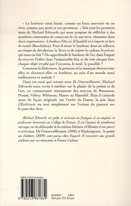Produktbild: Le bonheur d'&ecirc;tre ici