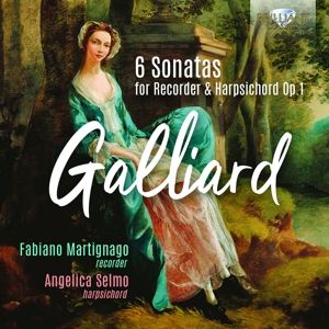 Produktbild: Galliard:6 Sonatas For Recorder & Harpsichord op.1
